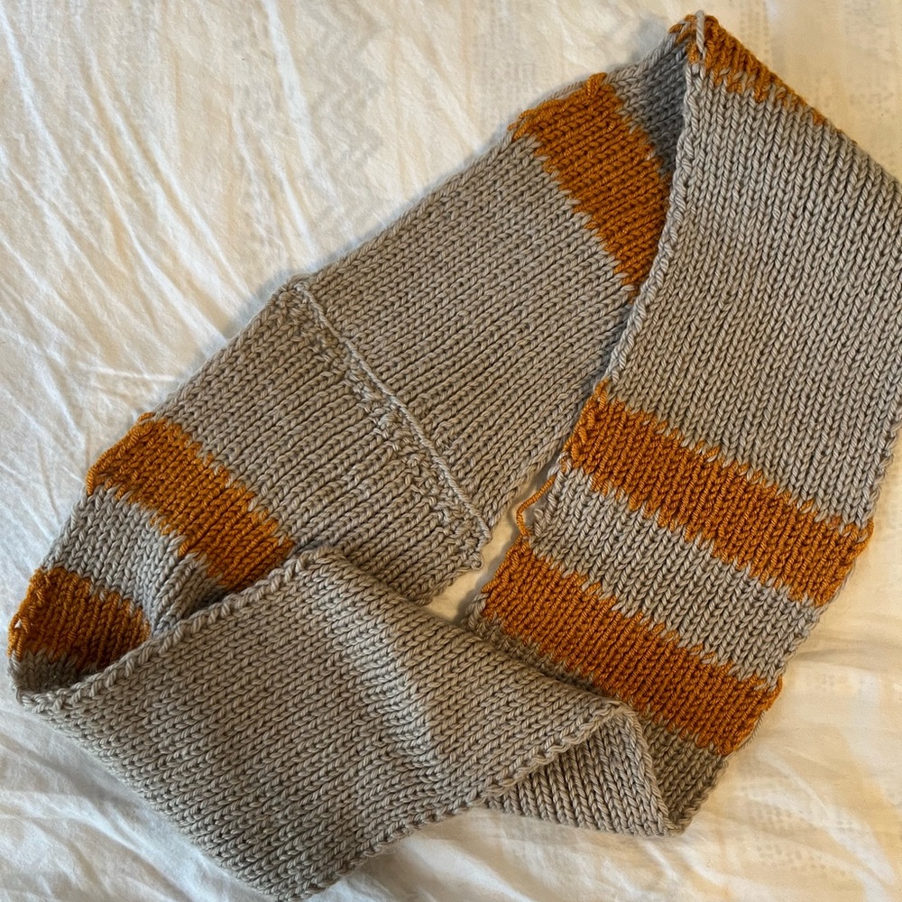 Handmade Hufflepuff Infinity Scarf